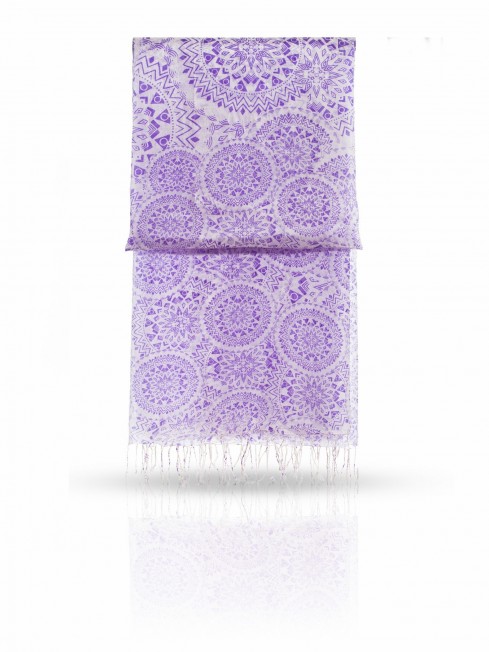 Палантин Женский S-MOSAIC/PURPLE
